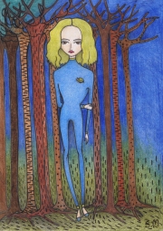 Girl In Forest